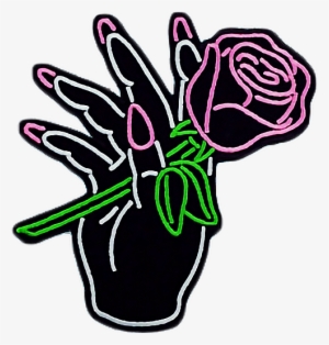 Tumblr Aesthetictumblr Rose Hand Patch Grunge