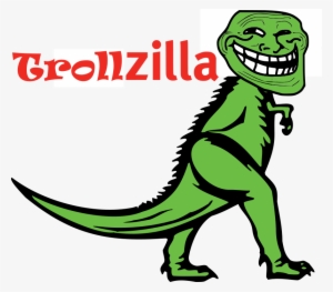 Trollzilla Clipart - Troll Dinosaur