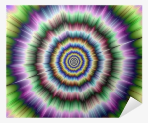 Color Explosion In Violet Green And White Poster • - Colour Explosion Art Print - Mini By Objowl