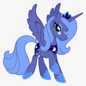 Mlp Princess Luna Png Banner Black And White Download - Luna Pony