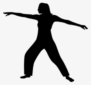 Tai Chi Qigong Silhouette Meditation - Working Out Silhouette Png