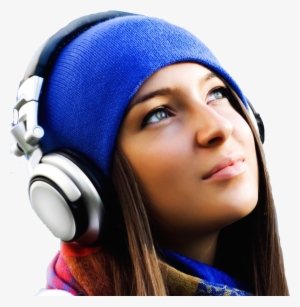 Listening To Music T - Girl Listening To Music Png