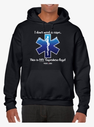 I Don't Need A Cape Superhero Emt Ems Star Of Life - Talking Heads Band Hoodie Hooded Sweatshirt Xs S M