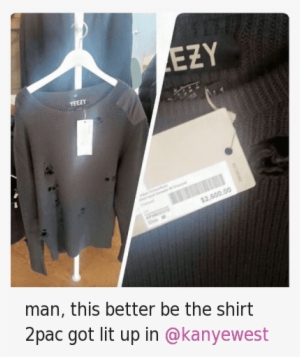 Clothes - Kanye West Meme Clothes - 400x491 PNG Download - PNGkit