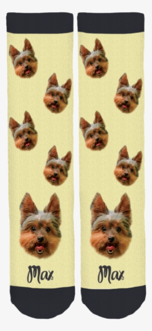 Yorkie Max Crew Socks - Yorkshire Terrier