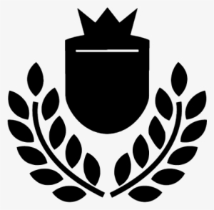 Symbolic Shield With Crown And Olive Branches Vector - Emblem