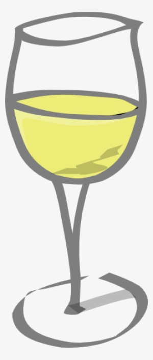 Black And White Wine Glass Clipart