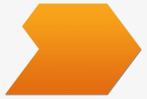 Contato - Orange Hexagon Png