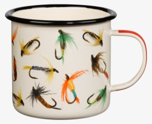Enamel Mug With Flies