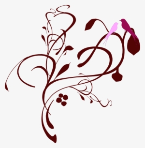 Tree Branch Stencil - Vines Clip Art