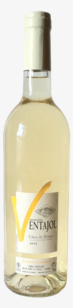 White Wine Côtes Du Rhône - Glass Bottle