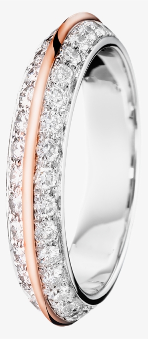 Silver Wedding Rings Png - Pink Gold Wedding Band