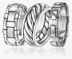 Scott Kay - Scott Kay Braided Mens Wedding Bands