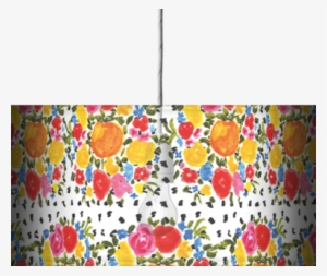 Lampshades Of Orange And Flowers By Bouffants & Broken - Orange