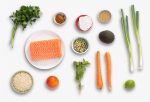 Blood Orange-roasted Salmon With Avocado, Pepitas & - Carrot