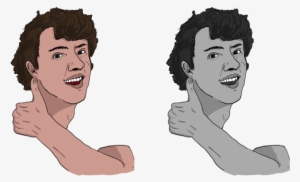 Simplified Black Outlined Portraits By Matthewcornes - Portrait