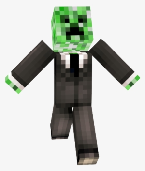 Minecraft Minecraft Creeper In A Suit Skin - Minecraft Skins Mobs In Suits