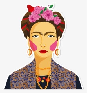 Kahlo Art Painting Transprent Banner Royalty Free Download