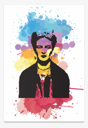 Poster Frida Kahlo Em Aquarela De Molduriana - Frida Kahlo