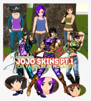 Clipart Resolution 800*900 - Yandere Simulator Jojo's Bizarre Adventure