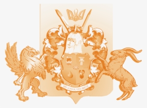 Oksana's Family Coat Of Arms Final Flat Brown - Illustration