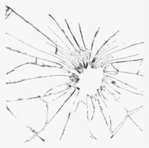 P - Broken Glass Effect Png