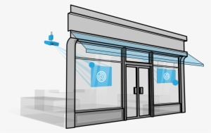 Glass Cling - Storefront Png