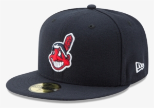 Men's Cleveland Indians New Era Navy Blue Game Authentic - New Era