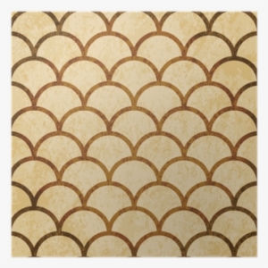 Retro Brown Watercolor Texture Grunge Seamless Background - Scales1 Black Marble & Silver Brushed Met Area