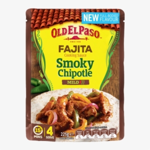 Smoky Chipotle Fajita Cooking Sauce 225g - Old El Paso Mini Stand 'n' Stuff Flour Soft Tortillas