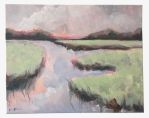 Impressionist Acrylic Painting Dawn By Alice Miles - Painting
