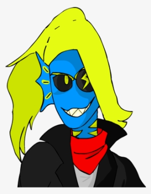 Light Undyne - Cartoon