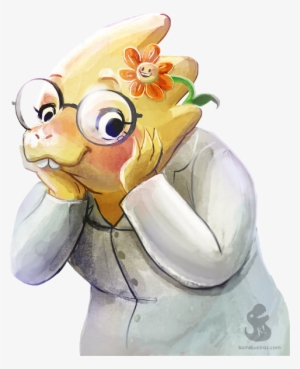 Undertale Fanart Alphys
