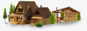 Download - Wood House Transparent Background