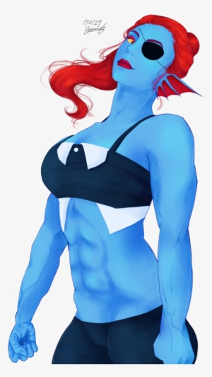 Undyne The Undying - Cartoon