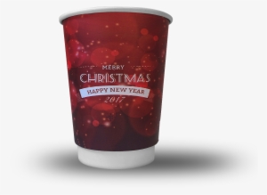 Cupprint Double Wall Cup 12oz Xmas Rotradoslaw Kuzior2017 - Cranberry Juice