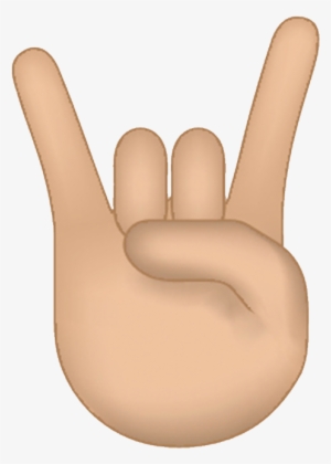 What Emoji Do You Abuse The Most - Rock Hand Emoji Transparent