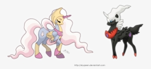 Mysweetqueen, Cresselia, Crossover, Darkrai, Pokémon, - Pokemon Darkrai X Cresselia