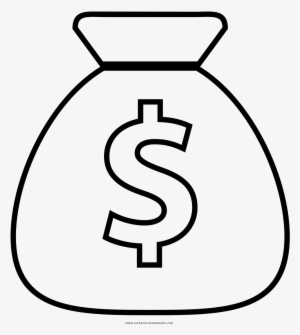 Dinero Para Colorear - White Dollar Sign Png