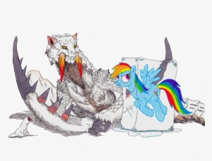 Themacronian, Barioth, Crossover, Frozen, Giggi, Ice, - Monster Hunter Barioth Day