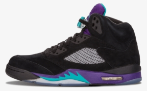 The Daily Jordan - Black Purple And Green Jordan 5