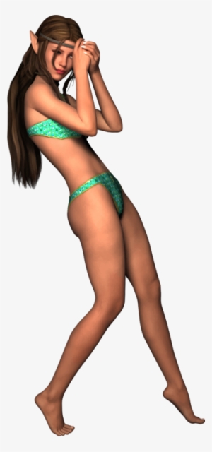 Bikini Lingerie Elf Undergarment Fairy - Elf Woman In Bikini