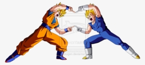 Goku & Vegeta Fusión - Dbz Fusion Goku Vegeta