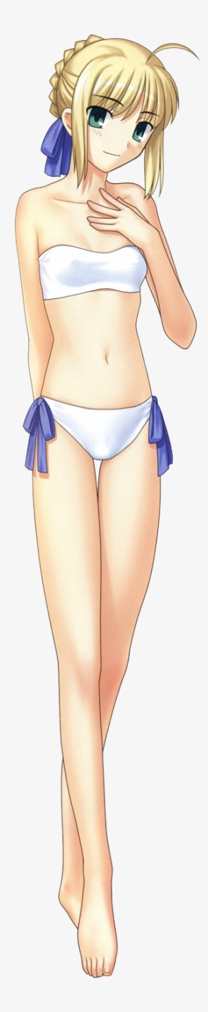 Saber Swimsuit - Rin And Saber Swimsuit