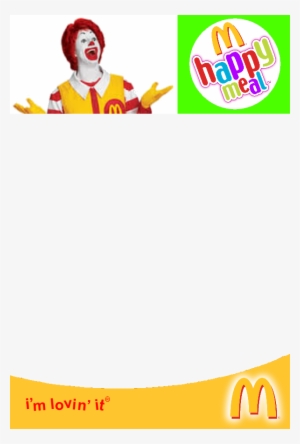 Mcdonalds Happy Meal Box Template - Happy Meal Fanon Wikia