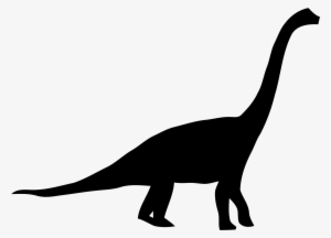 Open - Brachiosaurus Dinosaur Silhouette