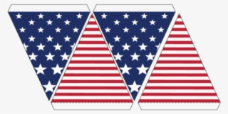 Cheap Custom 5x3ft Poly American Usa Stars Bunting - American Flag Bunting Template