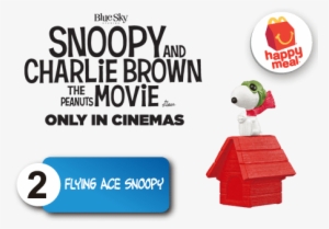 Snoop Happy Meal - Snoopy And Charlie Brown The Peanuts Movie Logo