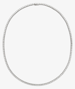 Essential Lines Necklacewhite Gold, - Circle
