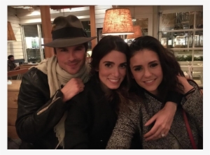 Ian Somerhalder Retrouve Son Ex Nina Dobrev Lors D'un - Nikki Reed En Tvd